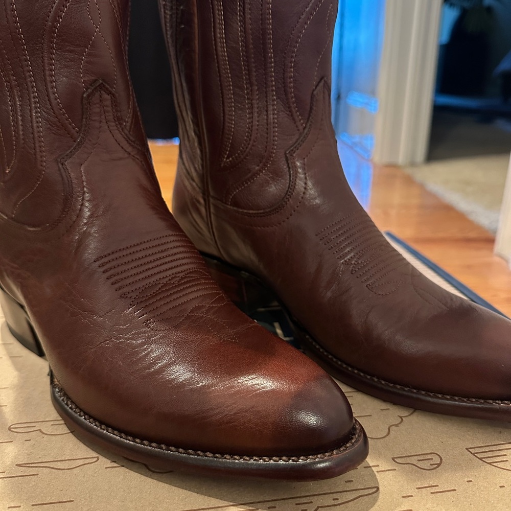 Tecovas Rich Brown Western Boots - Picture 4 of 6